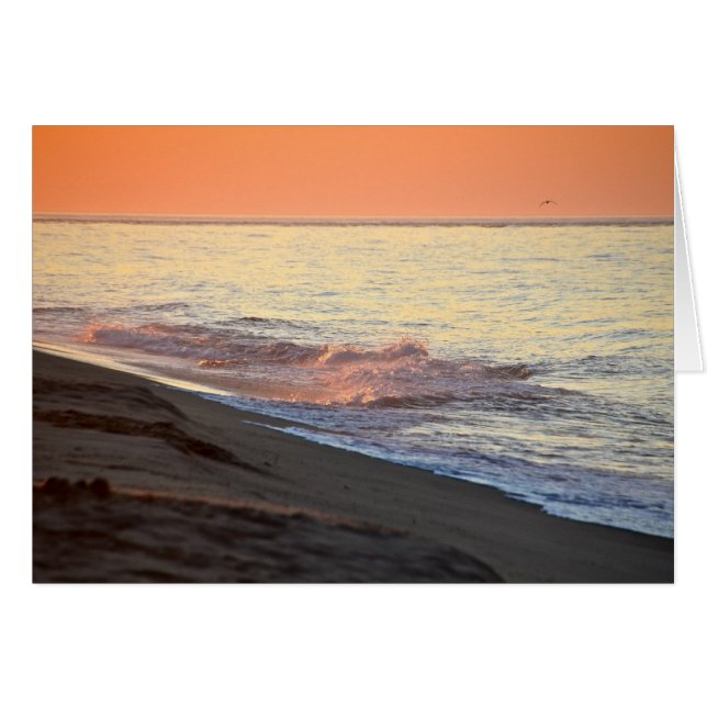 nantucketsoluppgång OBS kort (Framsidan Horizontal)