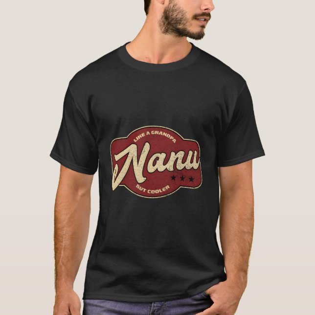 Nanu som en morfar, men din indianmorfar t shirt (Framsida)
