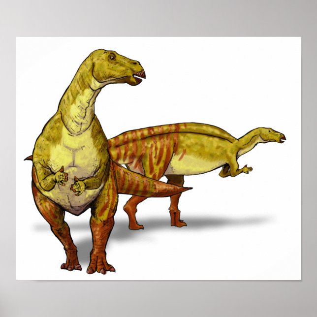 Nanyangosaurus - Cretacous Dinosaur Poster (Framsidan)