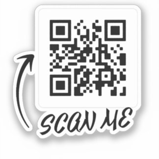 Não escaneie o qr code klistermärken