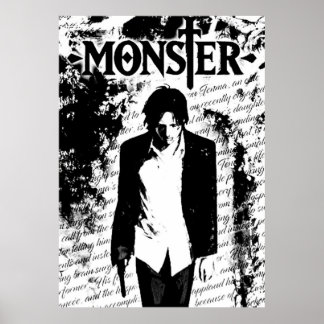 Naoki Urasawas Monster - Anime Manga Poster