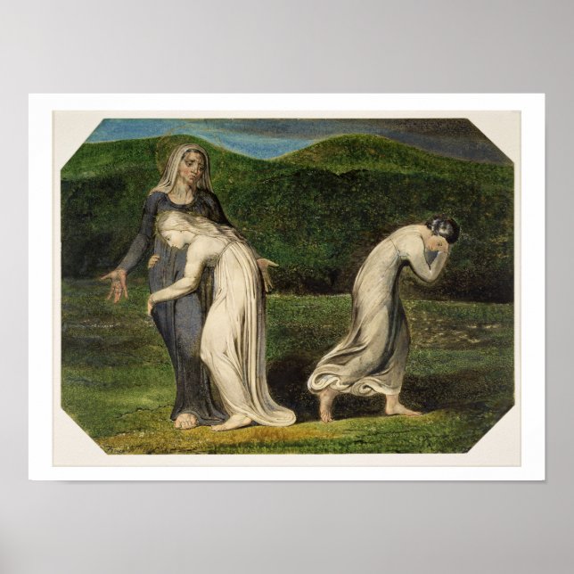 Naomi enträget Ruth och Orpah att återvända till l Poster (Framsidan)