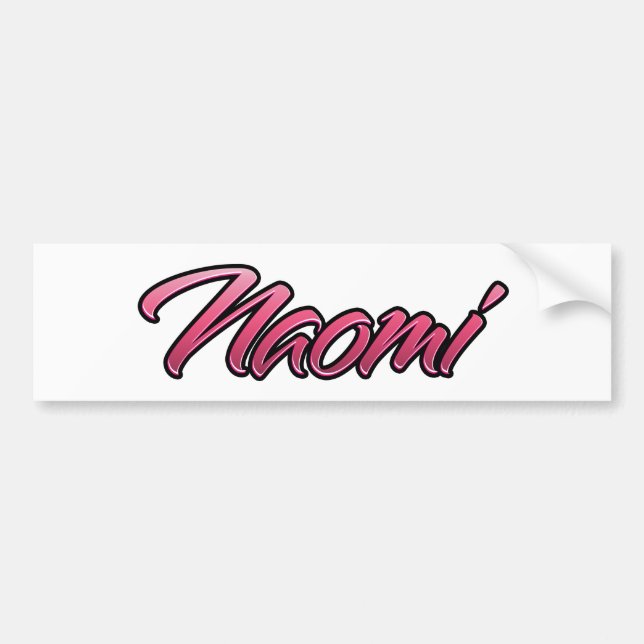 Naomi faded pink Aufkleber Sticker Bildekal (Framsidan)