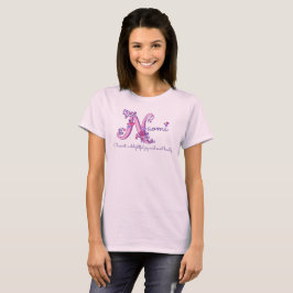 Naomi-flickor med namn meninnebörden monogramskjor t-shirt