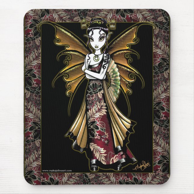 "Naomi" orientalisk felik konst Mousepad Musmatta (Framsidan)