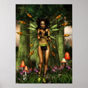 Naomi tjusade den felika affischen för skogen poster