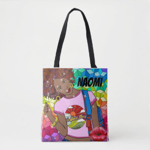 Naomis konstdesign tygkasse