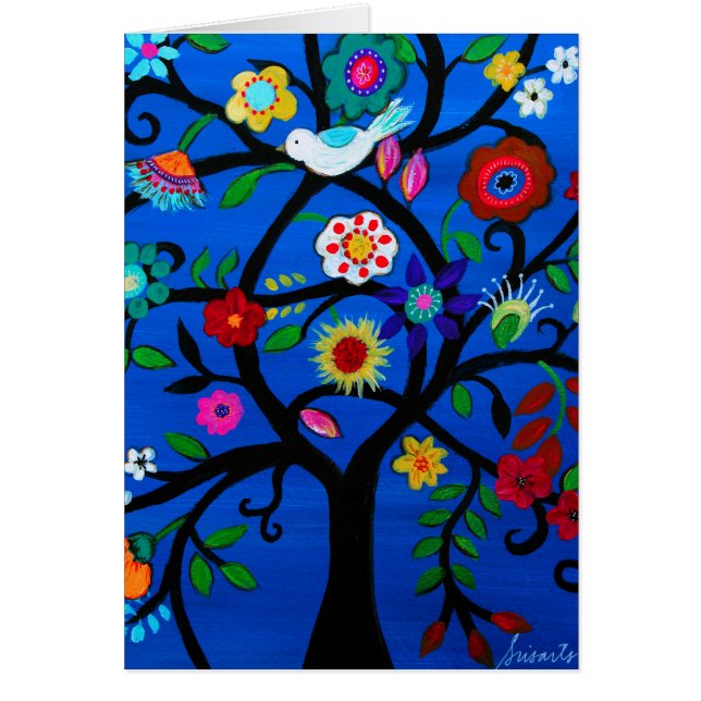 NAOMIS LIVETS TRÄD HÄLSNINGSKORT (Framsidan)