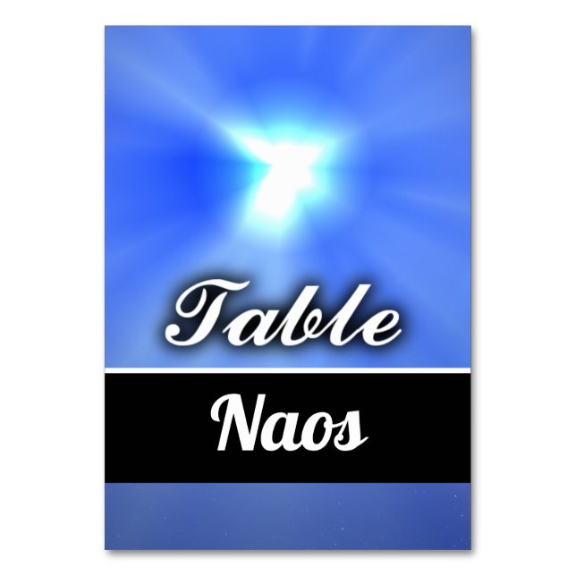 Naos Bordsnummer (Framsidan)