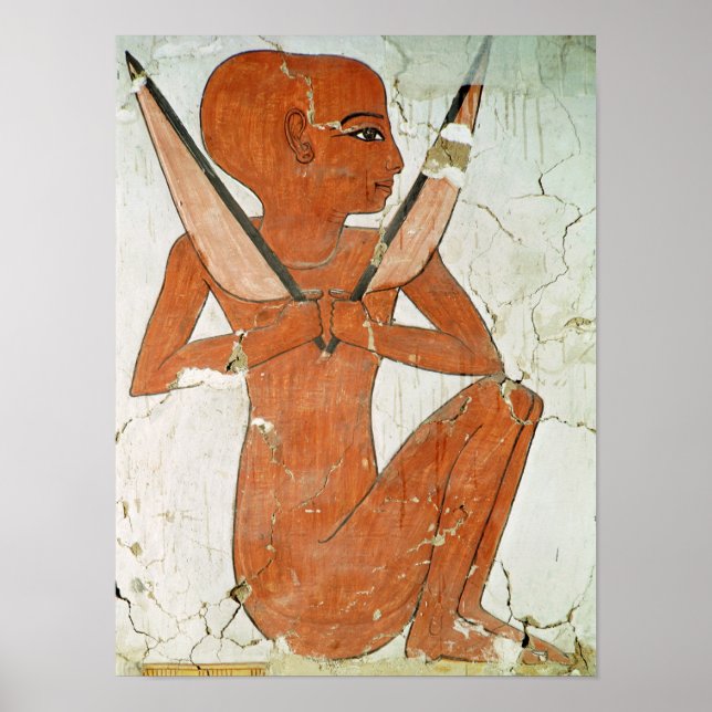Naos gudom, från Grav i Nefertari Poster (Framsidan)