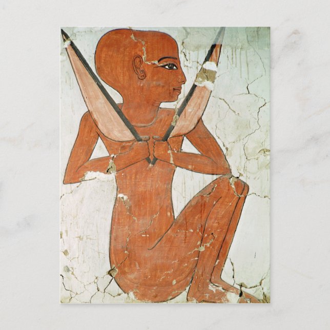 Naos gudom, från Grav i Nefertari Vykort (Framsida)