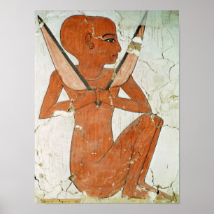 Naos-gudom, från graven av Nefertari Poster