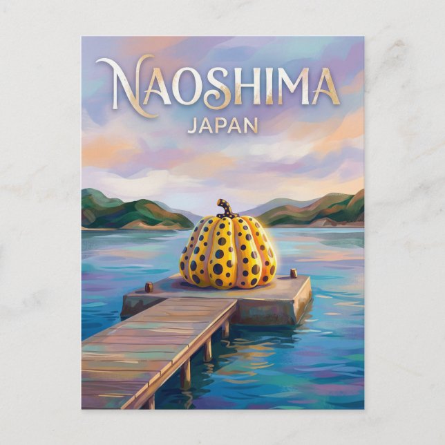Naoshima Japan blir Vykort (Framsida)
