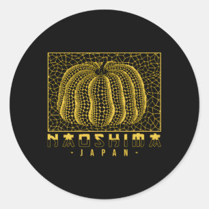 Naoshima Japan Runt Klistermärke