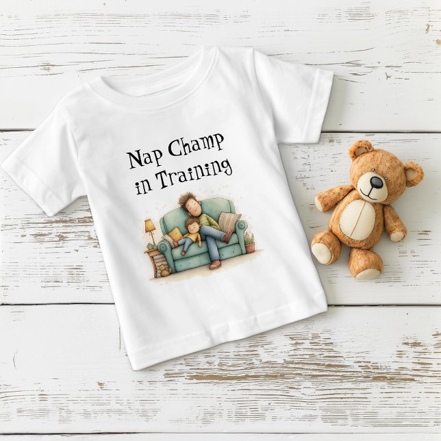 Nap Champ in Training Fars dag T Shirt (Skapare uppladdad)