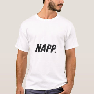 Nap Champion – Rolig Minimalistisk T-Shirt för Män