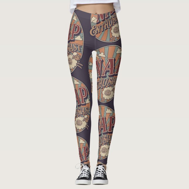 Nap Enthusiast Leggings (Framsida)