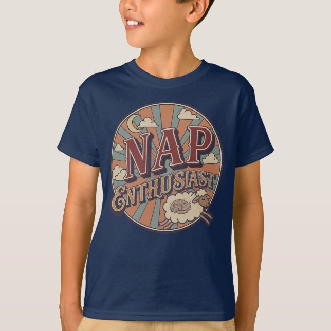 Nap Enthusiast T Shirt (Framsida)