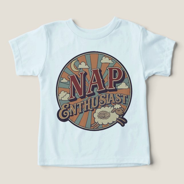 Nap Enthusiast T Shirt (Design Framsida)