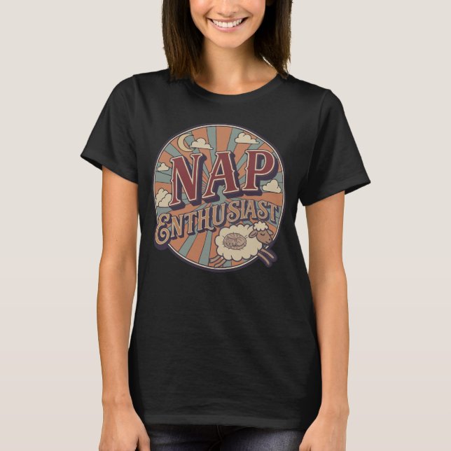 Nap Enthusiast T Shirt (Framsida)