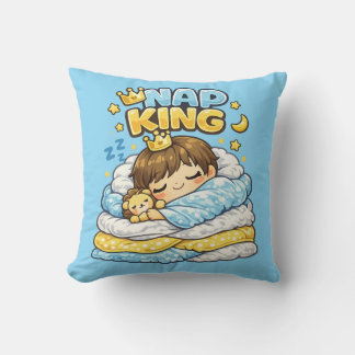 Nap King Kawaii Cushion Pillow  Kudde