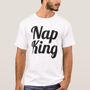 Nap Kung Boy Black and White Slogan Baby Bodykosty Tee Shirt