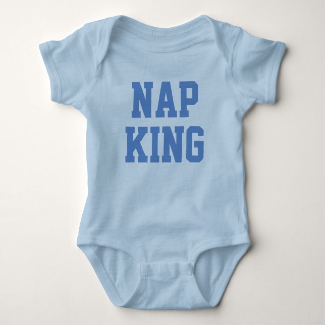 Nap Kung | Skjorta Humor Blue Baby T T-shirt (Framsida)