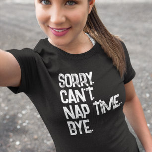 Nap Napping Lustig Satt T Shirt