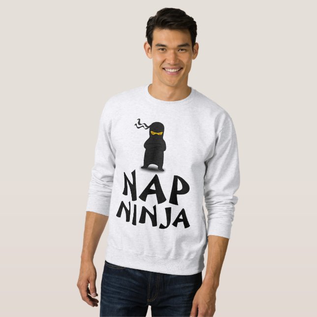 NAP NINJA T-shirts & sweatshirts Sweatshirt (Hel framsida)