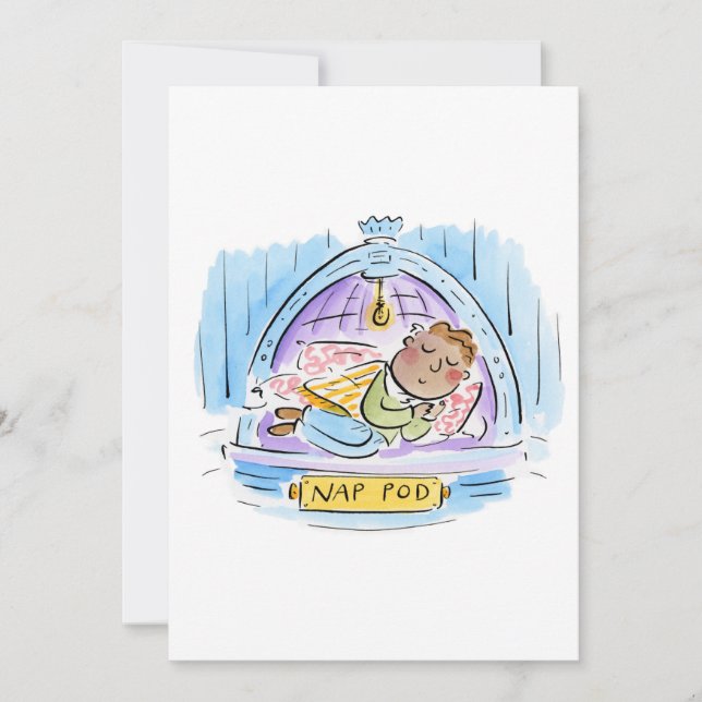 Nap-Pod Inbjudningar (Framsida)