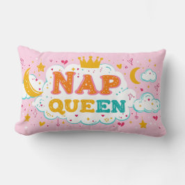 Nap Queen Pillow - Whimsical Mysigt Dreamy Design Lumbarkudde