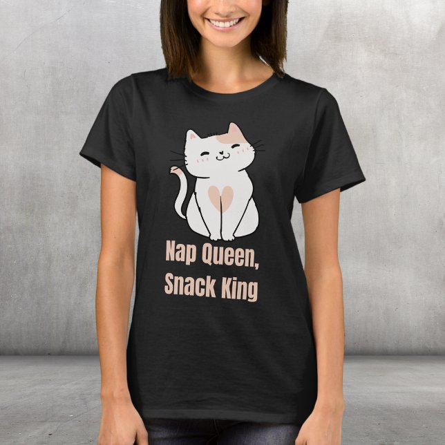 Nap Queen, Snack Kung T Shirt (Skapare uppladdad)