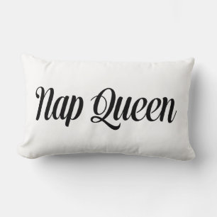 Nap Queen Typography Lumbarkudde