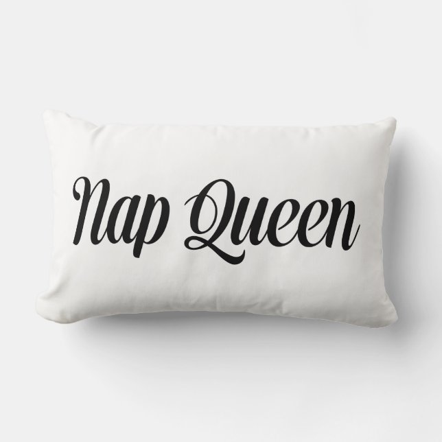 Nap Queen Typography Lumbarkudde (Framsida)