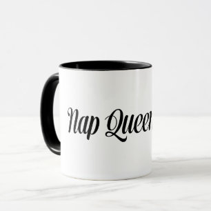 Nap Queen Typography Mugg