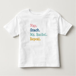 Nap Snack Ms Rachel Repeat Shirt för barn T