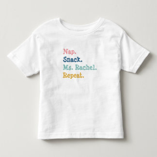 Nap Snack Ms Rachel Repeat Shirt för barn T