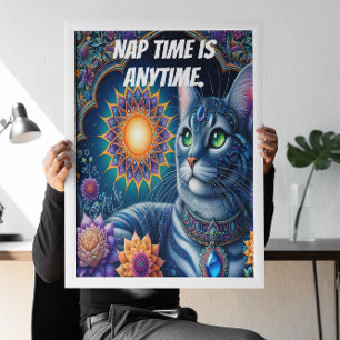 Nap-tiden är när som helst. poster