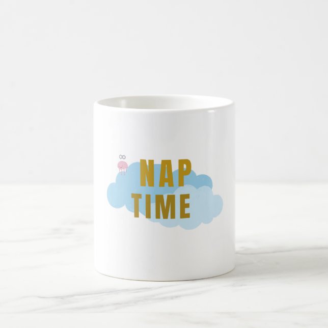 Nap Time Funny Coffee Mug – Perfect for Coffee Lov Kaffemugg (Center)