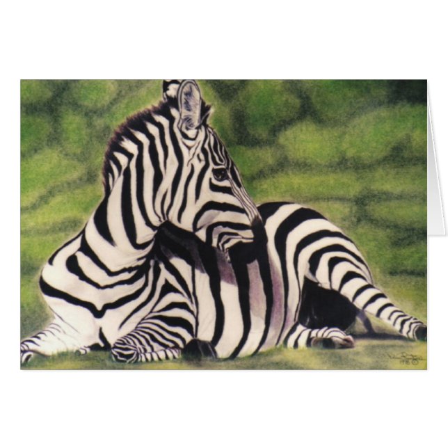 "Nap Time" Hälsningskort (Framsidan Horizontal)