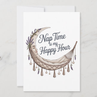 Nap Time Is My Happy Hour Inbjudningar