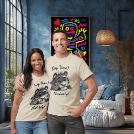 Nap Time? Lustigt Tiger T-Shirt - absolut!