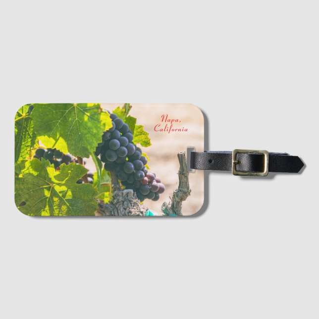 Napa Grapevine, California Bagagebricka (Framsida horisontal)
