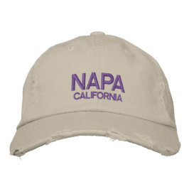 Napa Hat Kalifornien Broderad Keps
