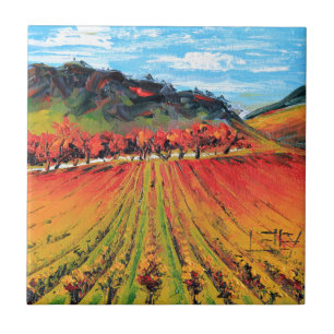 Napa Valley av Lisa Elley Kakelplatta