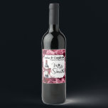 Napa Valley Bachelorette Party Vin etikett<br><div class="desc">Ta upp ditt glas till kärlek, skratt och den oförglömliga färden framåt! Denna speciella bachelorette vin är skapad för den blivande bruden och firar sin sista fling inför ring med elegans och stil. Sip, savor och omringning varje gång du omges av dina närmaste vänner när du tar upp glädjen från...</div>