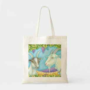 Napa Valley Billy Goat Kid Grapes Tote Bag Tygkasse