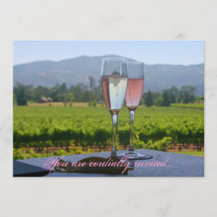 Napa Valley-bröllopsinbjudningar Inbjudningar