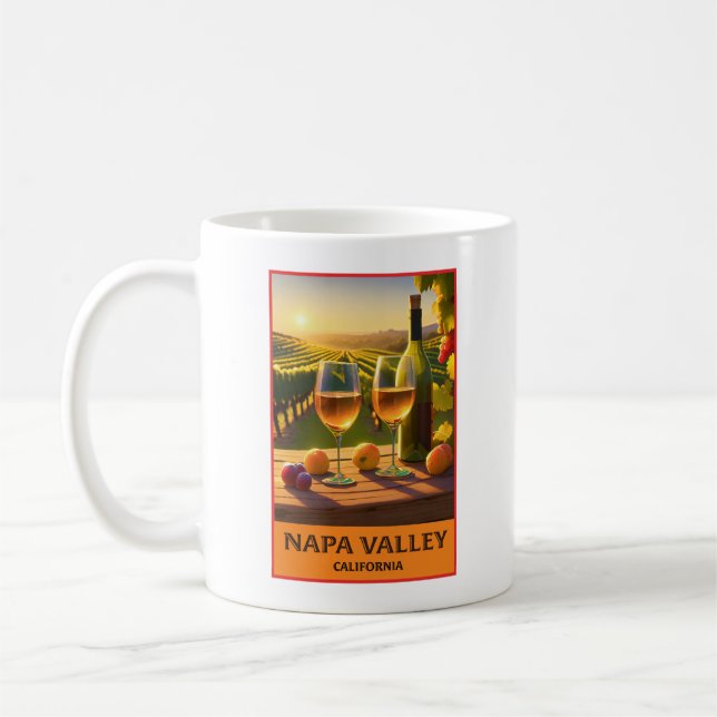 Napa Valley California Kaffemugg (Vänster)