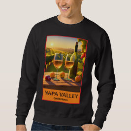 Napa Valley California Lång Ärmad Tröja